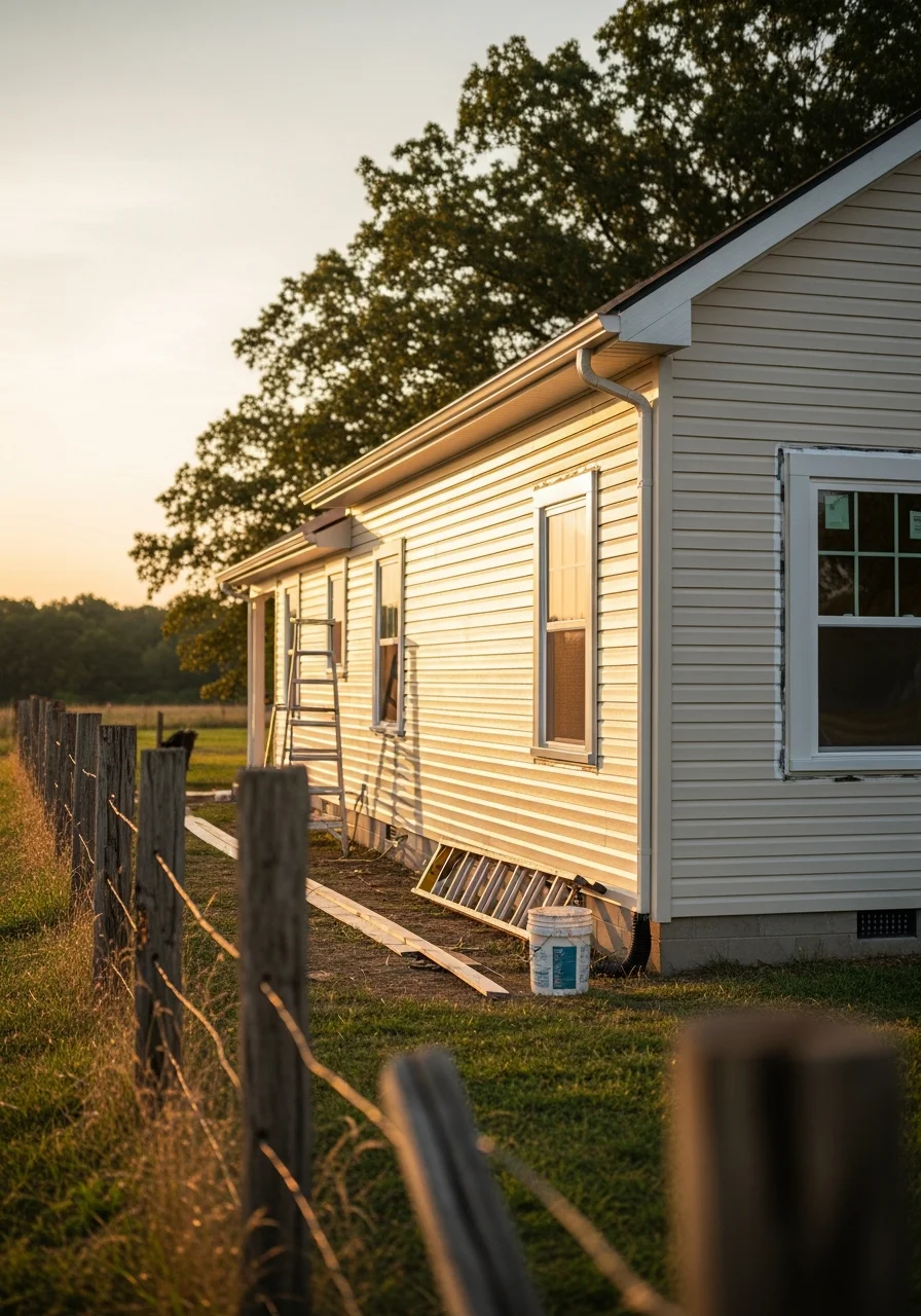 Vinyl siding and window replacement on Union County home